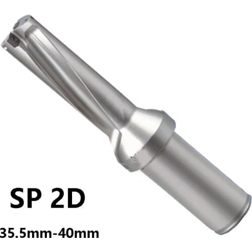 BEYOND 2D Indexable Drill Bit SP 35.5mm-40mm U Drill C32 C40 SP11 use Carbide Insert SPMG Shallow Hole CNC Drills Factory Outlet