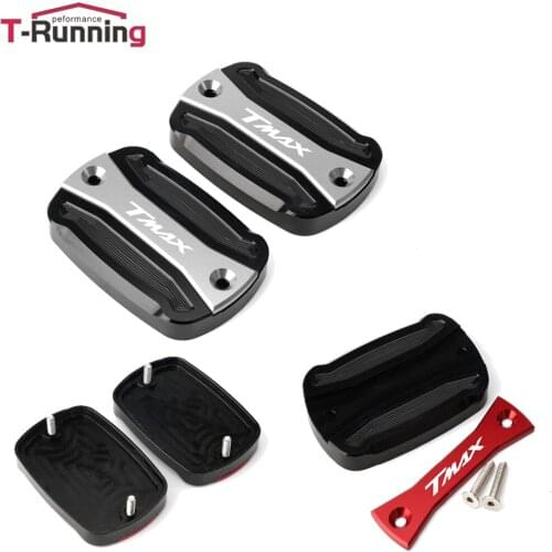 Laser LOGO Motorcycle Brake Fluid Fuel Reservoir Tank Oil Cap Cover For YAMAHA T-Max 530 TMAX 530 2012-2019 SX DX TECH MAX TMAX