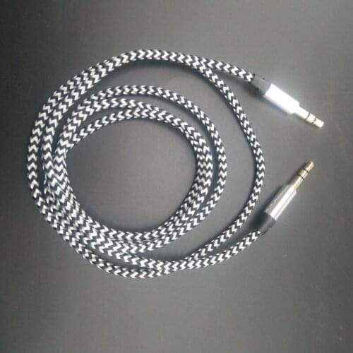 2019 top sale Aux stereo 3.5MM 1 meter audio data cable for Honda CRV Accord Odeysey Crosstour FIT Jazz City Civic JADE Crider