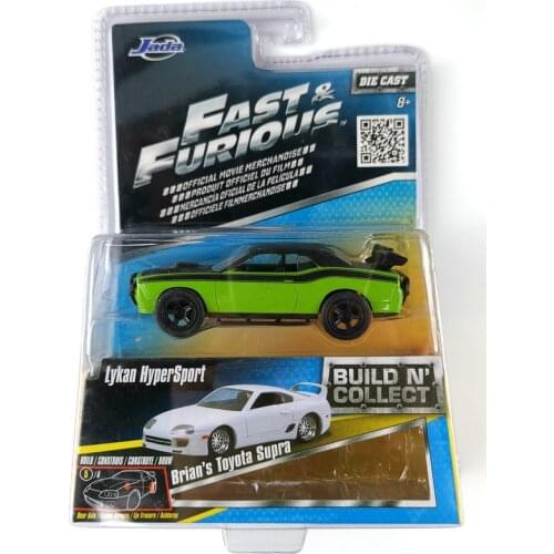 1/55 Fast and Furious Cars Lettys Dodge Challenger SRT8 Simulation Metal Diecast Model Cars Kids Toys