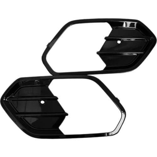 NEW-Car Front Bumper Fog Light Lamp Frame Cover Grille for Ford Escape Kuga 2017 2018 2019