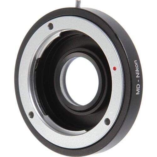 Adapter Ring For Minolta MD MC Lens to Nikon F AI Mount Camera with Optical Glass