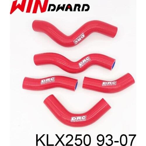 High Temperature Resistance Motorcycle Silicone radiator coolant hose kit for KLX250 KLX 250 1993-2007