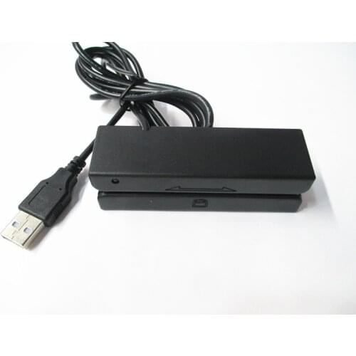 Card Reader Machine Portable Mini USB Magnetic Mag Magstripe Swiper MSR 3 track