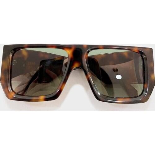 Females Sunglasses New Trendy Retro Rectangle Big Frame Mirror Sun Glasses Hip Hop In Style Brand Designer Spectacles UV400