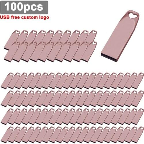 100pcs/lot free custom logo pen drive 64GB USB flash drive 32GB USB 128gb pendrive 16GB 8GB 4GB USB stick 128GB For photography