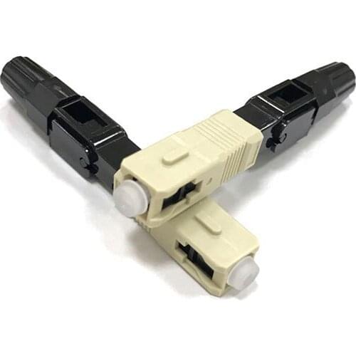 50,100PCS/LOT FTTH SC/UPC MM multi NPFG 8802-TLC/3 Multimode 60mm mode Fiber Optic Quick-Connector Fast Connector