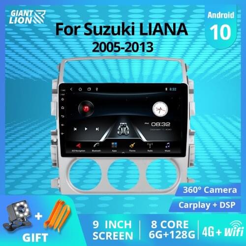 9" 2DIN Android 8.1 Car Radio For Suzuki LIANA 2006 -2013 Multimedia Player With 2.5D Touch Screen WIFI 2din Gps DVD Player