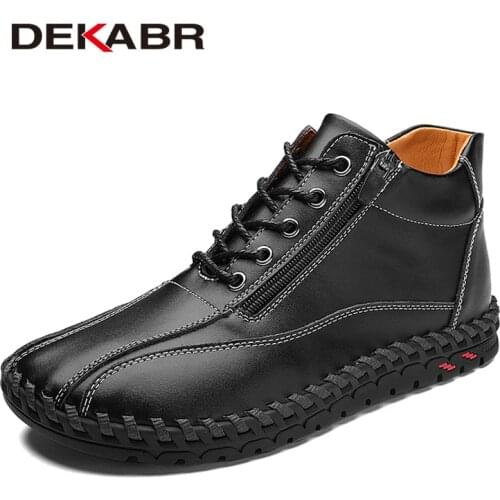 DEKABR Men's Motorcycle Boots