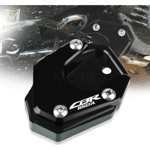 FOR HONDA CBR650R CBR 650R CBR 650 R 2019-2020 Motorcycles Foot Side Stand Extension Pad Support Kickstand CBR650R Plate Enlarge