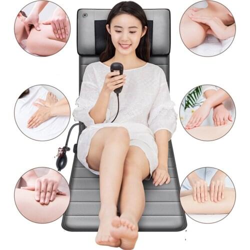 Multifunctional Electric Massage Cushion Shiatsu Heating Infrared Vibrator for Head Neck Back Foot Massager Relief Pain Stress
