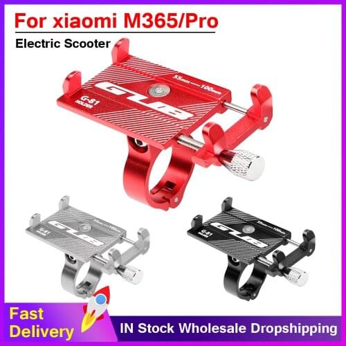 GUB Adjustable Anti-Slip Mobile Phone Stand Holder Clip Stand Mount Cell Phone Holder Bracket for Xiaomi Mijia M365 /M365 Pro