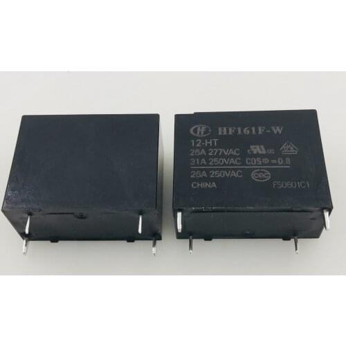 HF161F-W/12-HT 12VDC 31A 250VAC relays