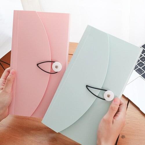 Kaba Bear Color Organ Bag B5 Student Multilayer Information Test Paper Bag Portable Document Bag Folder Information Bill