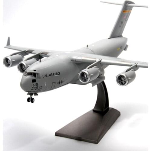 1/200 Scale U.S. American Navy Army C-17 Transport Aircraft Airplane Fighter Models Adult Children Collection Souvenir Display