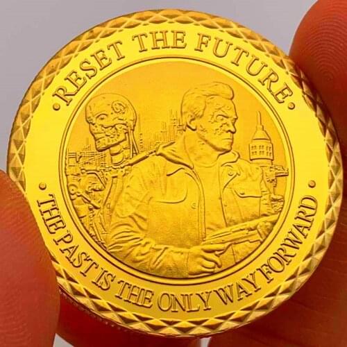 New Mission New Fate Commemorative Coin Reset The Future Collectible Coin Gift Lucky Challenge Coin