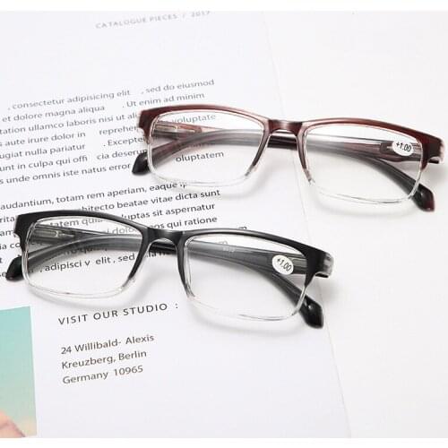 New Retro Reading Glasses With Full Frame Glasses For Men And Women 100-400 Degrees Small Face Reading Glasses