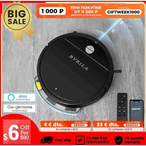 Smart Robot Vacuum cleaner Wet Mop Wifi&Voice&APP Remote control 3600Pa Path Planning 6 in1 Auto-charge for Pet Fur Carpet Floor
