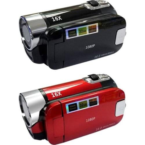 2.7" TFT LCD Flip Screen Video Camera Camcorder 1080P Vlog Youtuber Live Video 16X Digital Zoom Digital Video Camera P9JD