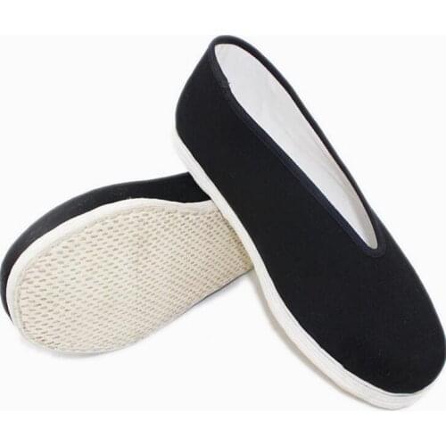 Oriental Traditional Kung Fu Shoes Taichi Wing Chun Footwear Tai ji Chinese Kung Fu Hand-stitched Cotton Cloth Shoes