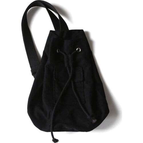 Japan South Korea womens bag 2020 new spring and summer Single Shoulder Bag Backpack student bucket canvas bag diagonal bag bag