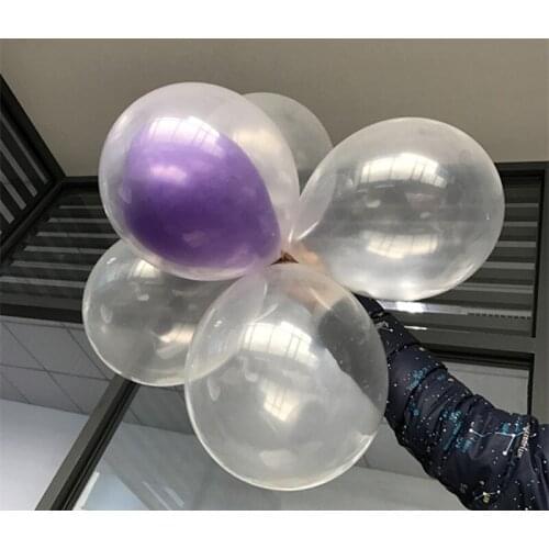 10pcs/lot 12 Inch Transparent Ballon Thick Clear Latex Balloons Romantic Wedding Party Brithday Decoration Balls Hot Sale