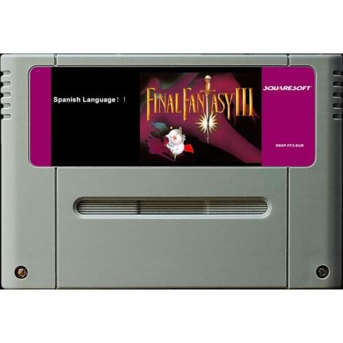 16Bit Games ** FF 3 ( Spanish PAL Version!! Spanish Language!! )