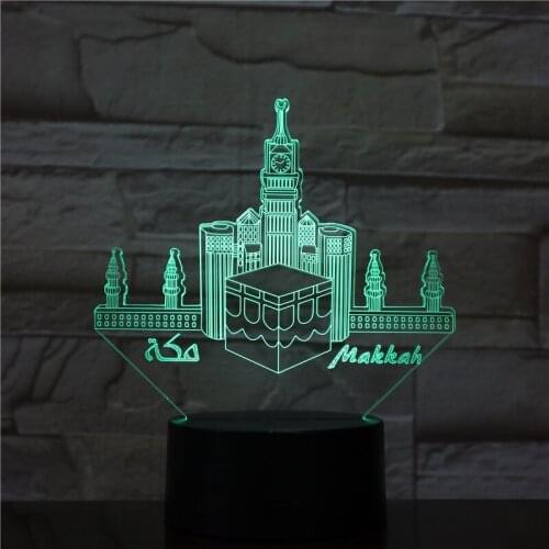 Castle Palace 3d Lamp 7 Color Led Night Lamps For Kids Touch Led Usb Table Lampara Lampe Baby Sleeping Nightlight 1572