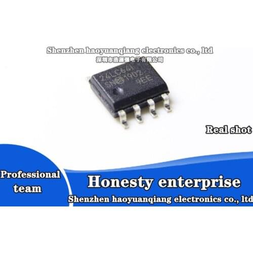 Free shipping Genuine original 24LC64 24LC64I PIC24LC64-I/SN SMD SOP8 memory chip