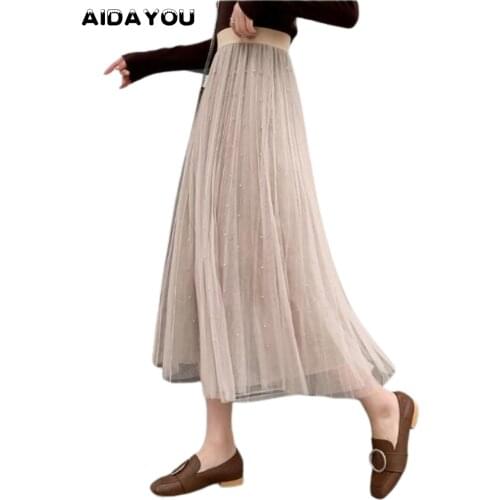 AIDAYOU Women's Pleated Skirts