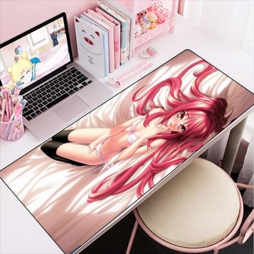 Gamer girl accessories Kawaii Mouse Pad Anime XXL900x400 Gaming Accessories Desk Mat Gabinete Gamer Pc Desk Tapis De Souris