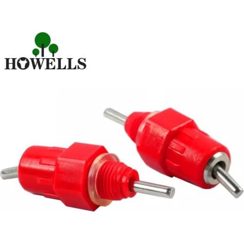 30PC Automatic Chicken Nipples Waters Heavy Duty Stainless Steel Poultry Waterer Feeding Supplies Nipple Drinkers For Chickens