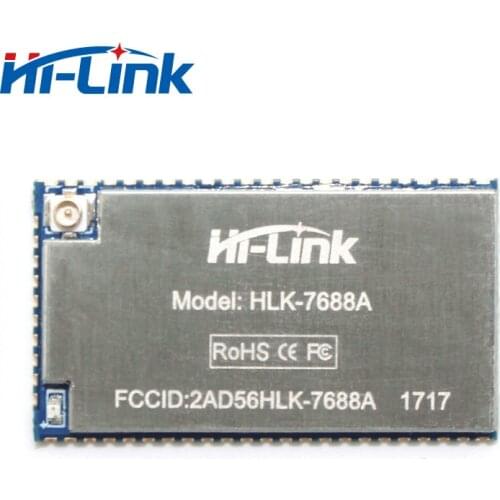 Free Shipping 2pcs/lot IOT home automation serial wireless module ethernet Linux openwrt UART smart WIFI module HLK-7688A