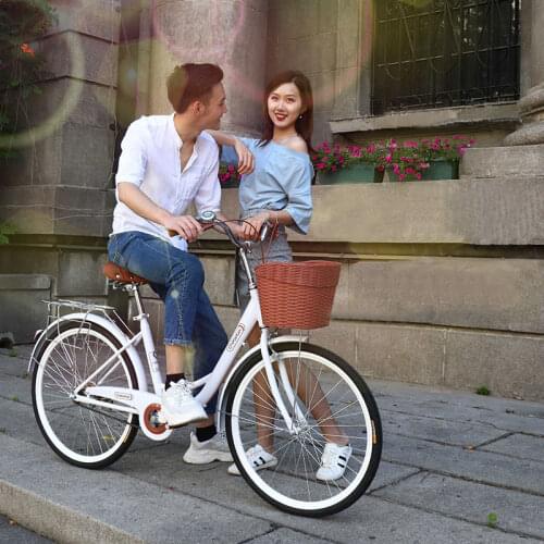 Road Bike 24 inch Travel Commuter Retro Adult Lightweight Lady Student Utility Bicycle 2019 New Hot Sale