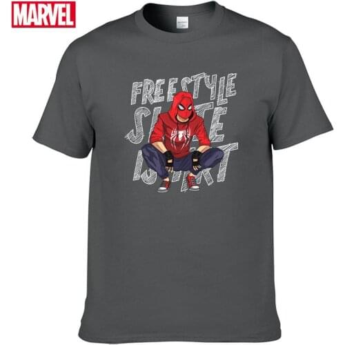 Marvel The Avengers spiderman t shirt Comfortable Breathable 100% cotton Fashion clothes for teens Summer Top shirts for men #65
