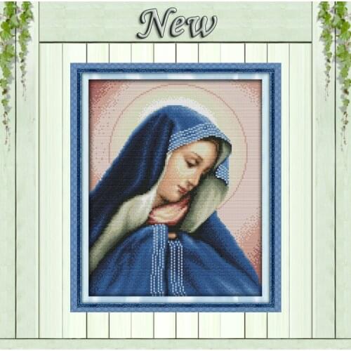 Jesus mom Goddess (5) Wall Decor Paintings Counted Printed on canvas DMC 14CT 11CT Cross Stitch Needlework Kits Embroidery Sets