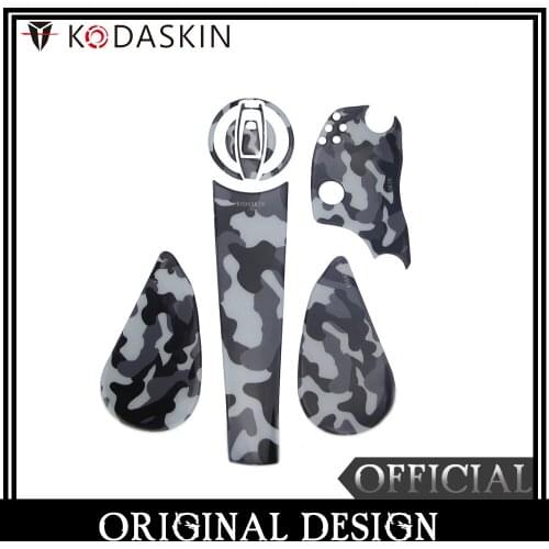KODASKIN Motorcycle 3D Navy Camouflage Tank Pad Sticker Decal Emblem GRIPPER STOMP GRIPS EASY for DUCATI SCRAMBLER