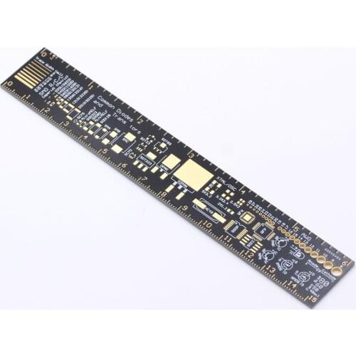 5pcs PCB Ruler Electronic Engineers Multifunction Measuring Tool Resistor Capacitor Chip IC SMD Diode Transistor Reference Ruler