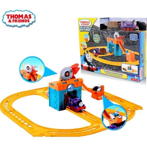 Thomas and Friends Alloy Small Train Locomotive Track Suit Charlie and Quarry Railway kids Toys for Children Christmas Boys Gift