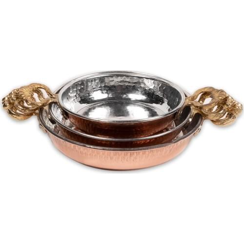 Egg Pan with Copper Handle, Quality Size Variety Available Made in Turkey Opportunity Product With Surprise Gift
