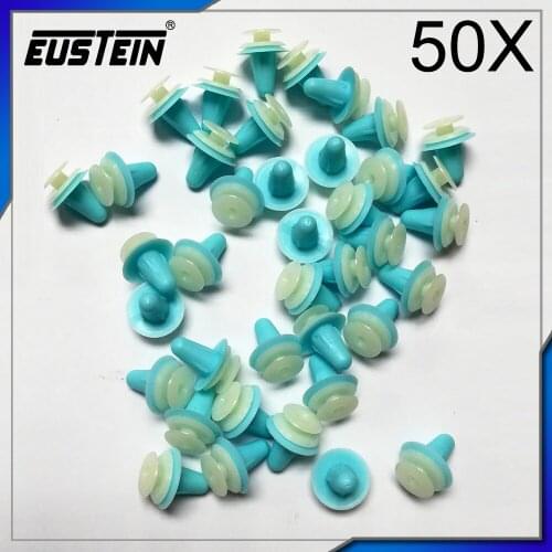 50x Plastic Car Rivets Fastener Fender Bumper Push Screw Pin Clip For Toyota D336 car accessories