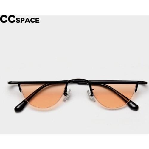 49252 Half Round Punk Small Sunglasses Men Women Fashion Shades UV400 Vintage Glasses