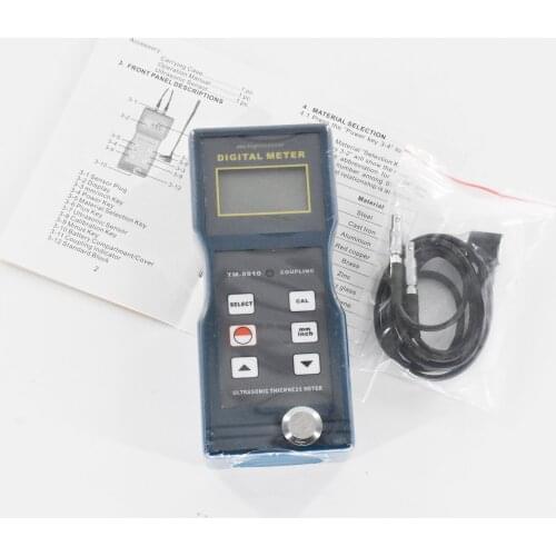 TM-8810 High resolution Ultrasonic Thickness Meter Metal Thickness Meter Measuring Range 1.5~200mm/0.06~8 inch
