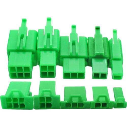 1PCS 2.8mm motorcycle electric vehicle connector, connector 1P2P3P4P6P, male female butt plug, nylon flame retardant