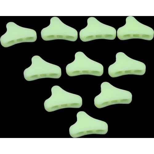 10pcs Triangle Rope Tightener Camping Tent Guy Lines Runner Guyline Camping Awning Stopper Adjuster Cord Rope Tensioner Backpack