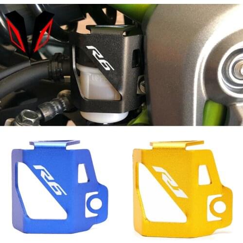 Moto Accessories for Yamaha R6 R1 YZF-R6 YZFR1 2010-2021 2020 Rear Brake Fluid Reservoir Cover Oil Cap Protector Accesorios