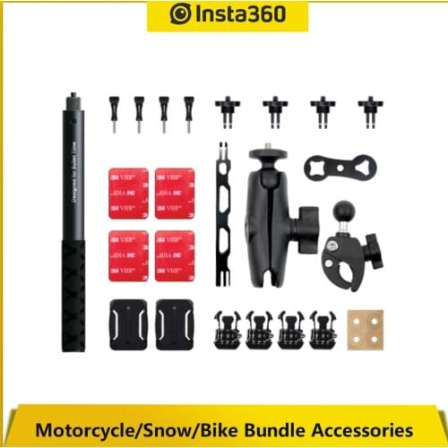 Insta360 ONE X2/ONE R/GO 2 sport action camera accessories for Skiing/Mountain Biking/Motorcycle/Skateboarding and other sports