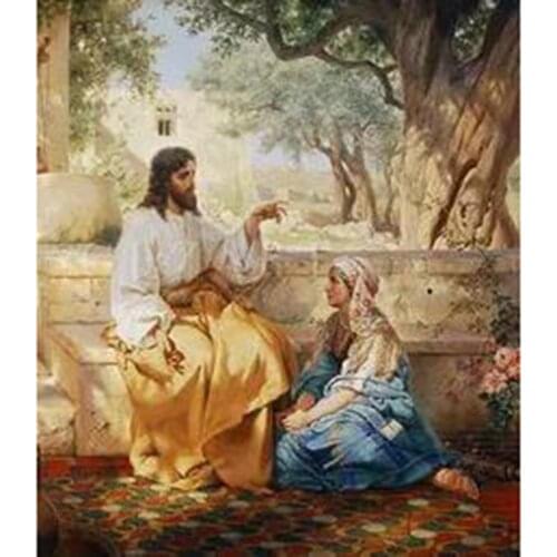 5D DIY Diamond Painting Square Round Diamond Character Picture Religious Picture Cross Stitch Mosaic Embroidery Home Deco WG2784