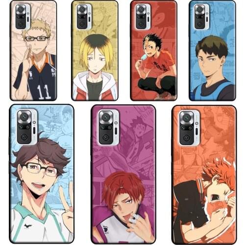 Hinata Tendou Kenma Haikyuu For Xiaomi Redmi Note 10 Pro Note 9S 8T Note 9 8 Pro Case For Redmi 9 9A 8A 9C 9T Cover