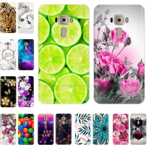 TPU Case For Asus Zenfone 3 ZE520KL Case 5.2"inch Soft Silicone Back Cover For Asus ZenFone3 ZE520KL Bumper Cartoon Cat Fundas